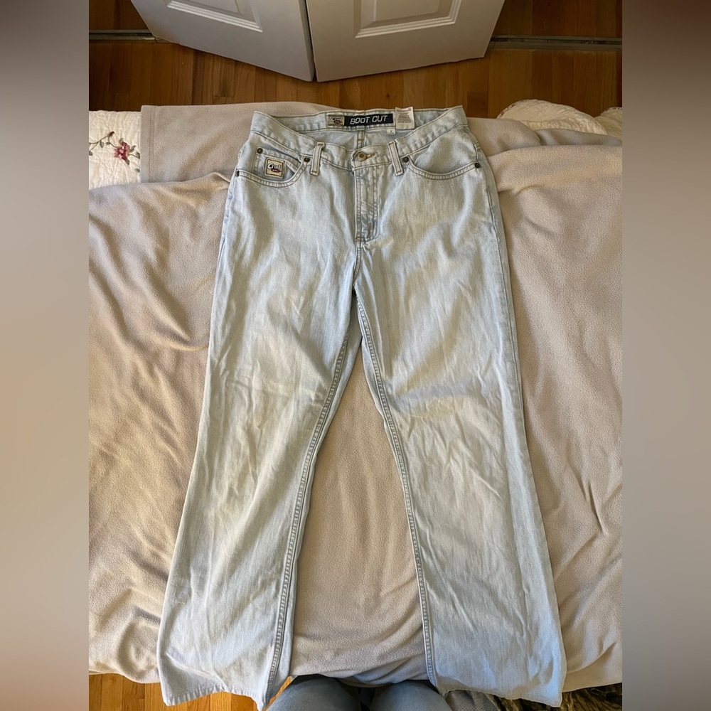 Boot Cut Light Wash Denim Jeans